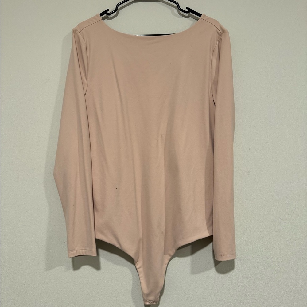 NUUD Ribbon Long Sleeve Bodysuit - Low Back